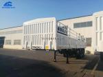 3 Axle 50 Tons Fence Cargo Trailer 18mm Thickness Rim