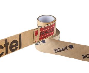 Quality Self Adhesive Gummed Brown Paper Tape Logo Printed Kraft Tape wholesale