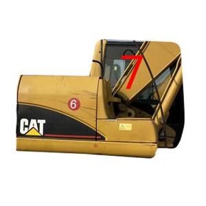 Quality White E320D Excavator Windscreen Replacement Tempered wholesale