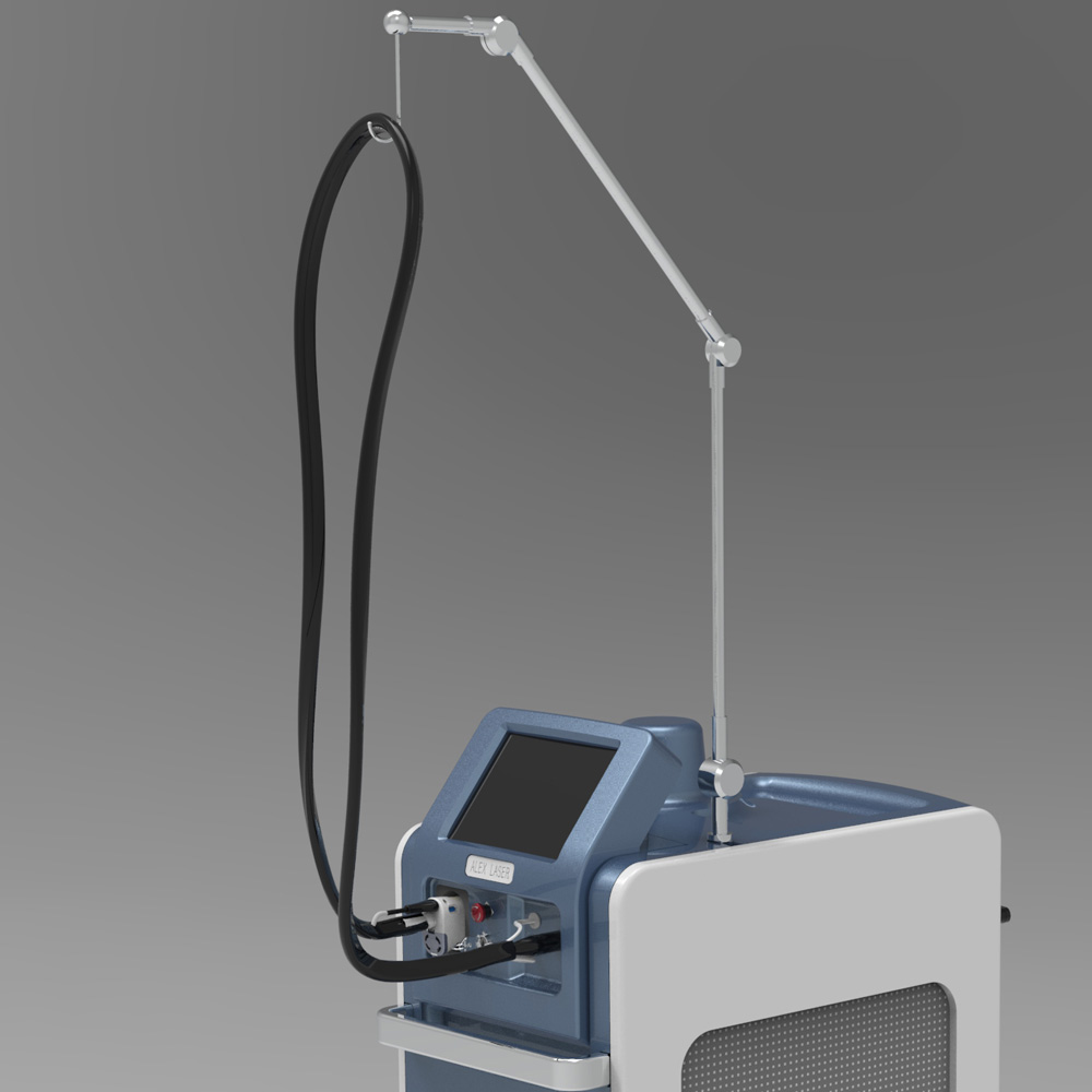 755nm Alexandrite Laser Hair Removal Machine Stationary Style For Commercial