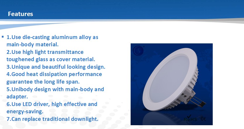 8 inch recessed led down light dealer