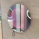 Wall Decoration 3D LED Infinity Mirror Round Infinity Wall Mirror Mildew Proof