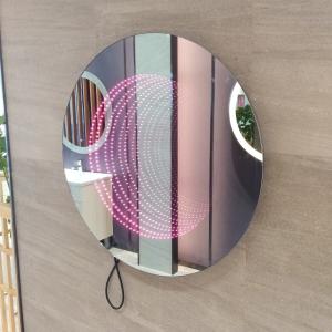 Quality Wall Decoration 3D LED Infinity Mirror Round Infinity Wall Mirror Mildew Proof wholesale