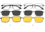 Driving Polarized Night Vision Magnetic Clip On Glasses ZTO 9909