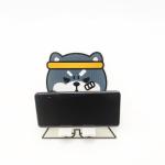 Disposable Corrugated Display Board Cartoon Cardboard Phone Holder