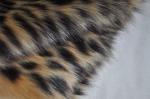 leopard print Mixed Jacquard Long Haired Fur Fabric Acrylic Fake Mink