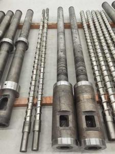 Quality Single Screw And Barrel For Extruder Machine / Extruder Screw Barrel Diameter 35mm wholesale