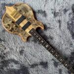 Ebony Fingerboard 4 Strings Bass Factory Burst Maple Top 9V Active Pickup