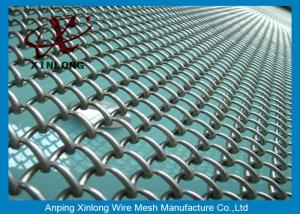 Quality Football Field PVC Coated Chain Link Mesh Fence With Diameter 0.4mm wholesale