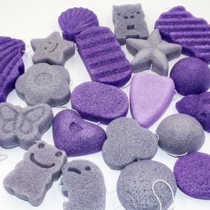 Quality Cotton String Baby Bath Sponge Skincare Exfoliating Konjac Sponge For Blackheads wholesale