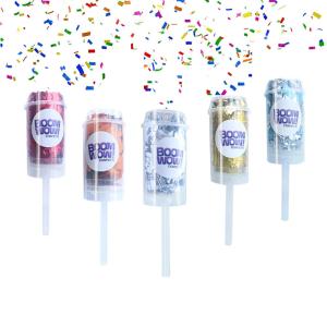 Quality Mixed Metallic 18*5cm Push Pop Confetti Poppers wholesale