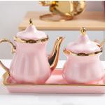 Vintage Porcelain Soup Teapot Small Ceramic Teapot For Banqueting