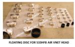 533HFB BREATHABLE CAP STAINLESS STEEL FLOAT, 533HFO BREATHABLE CAP STAINLESS