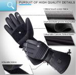 Electric Unisex Rechargeable Heated Gloves 2200mA Waterproof