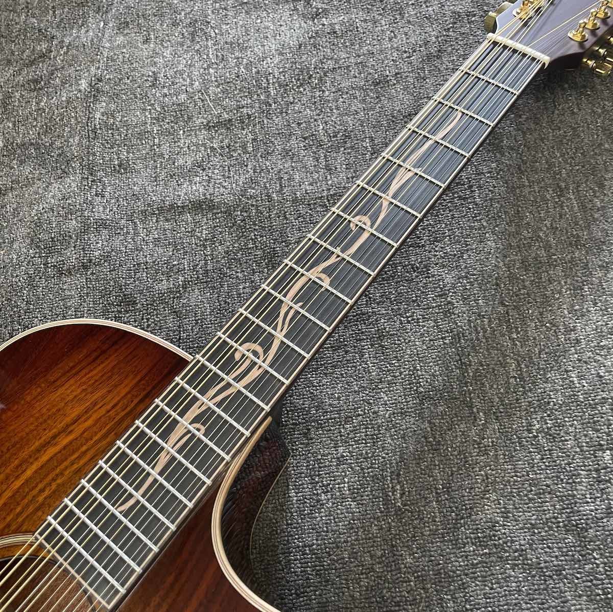 Custom 6 Strings KOA Wood Taylor Style Acoustic Guitar Glossing Finish Body Matt Neck Open Tuner