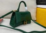 Alligator Print Crocodile Skin Bag , 23cm Luxury Tote Handbag