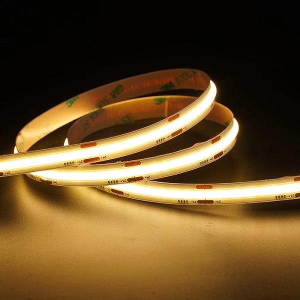 Ra 70/80/90 CCT COB Led Strip Light 8mm10mm 608leds 3000K-6500K for TV Backlight