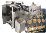 Stainless Steel Waffle Biscuit Making Machine 3KW Cookies Maker Machine