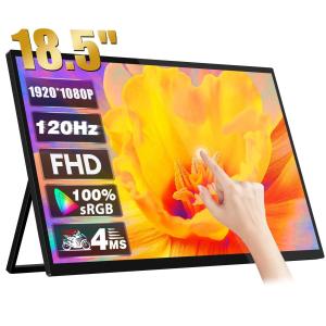 Quality Travel Dual 100Hz 144Hz Portable Monitor 4k Touchscreen For Laptop PC Phone PS4 PS5 wholesale