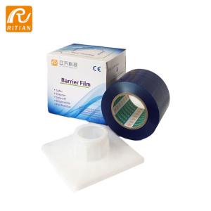Quality 0.05mm Thickness Adhesive Dental Surface Protection Perforated Barrier Film Transparent 10cm X 15cm X 1200 Sheets wholesale