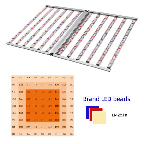 Broad Spectrum LED Grow Lights Foldable Design 1000w Full Spectrum Grow Light