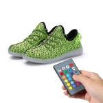 Night Jogging Remote Control LED Shoes Running Light Up Sneakers For Men
