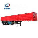 Standard 28Ton Landing Gear Semi-Trailer for 600-1000mm Side Wall Stake Fence