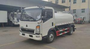 Quality HOWO 5 Cubic 5 Ton Water Truck , 4X2 3360mm Lorry Water Tanker wholesale
