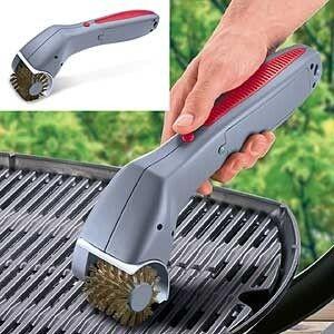 Quality Non Stick Kitchen Cleaning Tools , Copper Wire Battery Electric Grill Cleaner wholesale