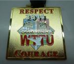 2014 WTTU takewondo medal metal medallions, sourvenirs