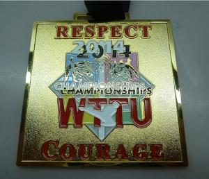 Quality 2014 WTTU takewondo medal metal medallions, sourvenirs wholesale