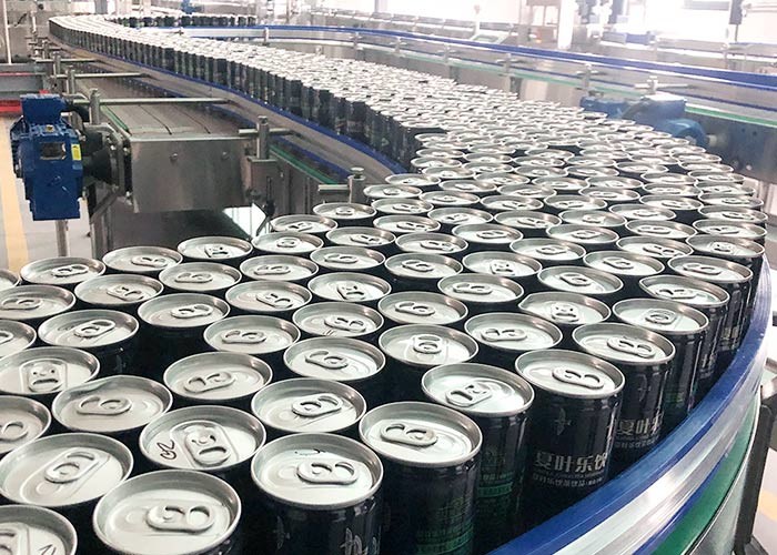 Automatic Beer Canning Line Machine 1000ml Carbonated Beverage Can Filling