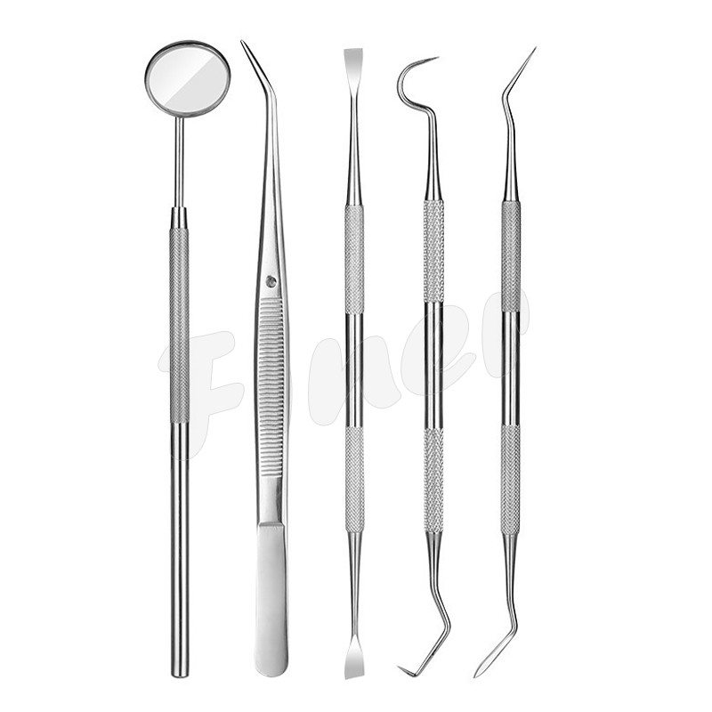 6pcs Orthodontic Dental Instruments Teeth Cleaning Oral Care Dental Tools Kit
