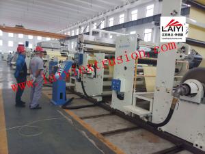 Quality Fabric Eva Epe Pvc Sheet Extrusion Machine , 380V Ldpe Coating Machine wholesale