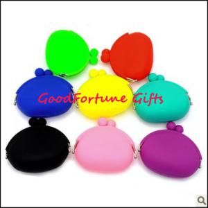 Quality Eco promotion gift Silicon Coin Bags printed logo wholesale
