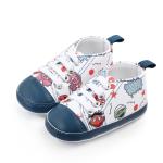 Wholesale Cheap Cotton shoes Cartoon print prewalker boy and girl baby shoes