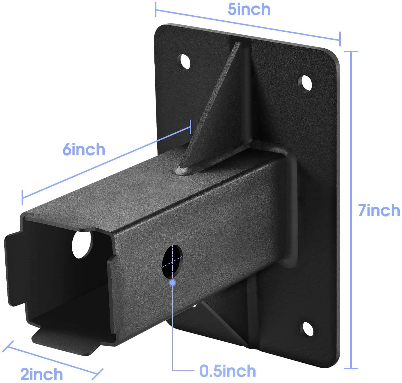 Wall Mounted Bike and Cargo Rack Hanging Garage Organizer Heavy Duty Hitch Stand Holder