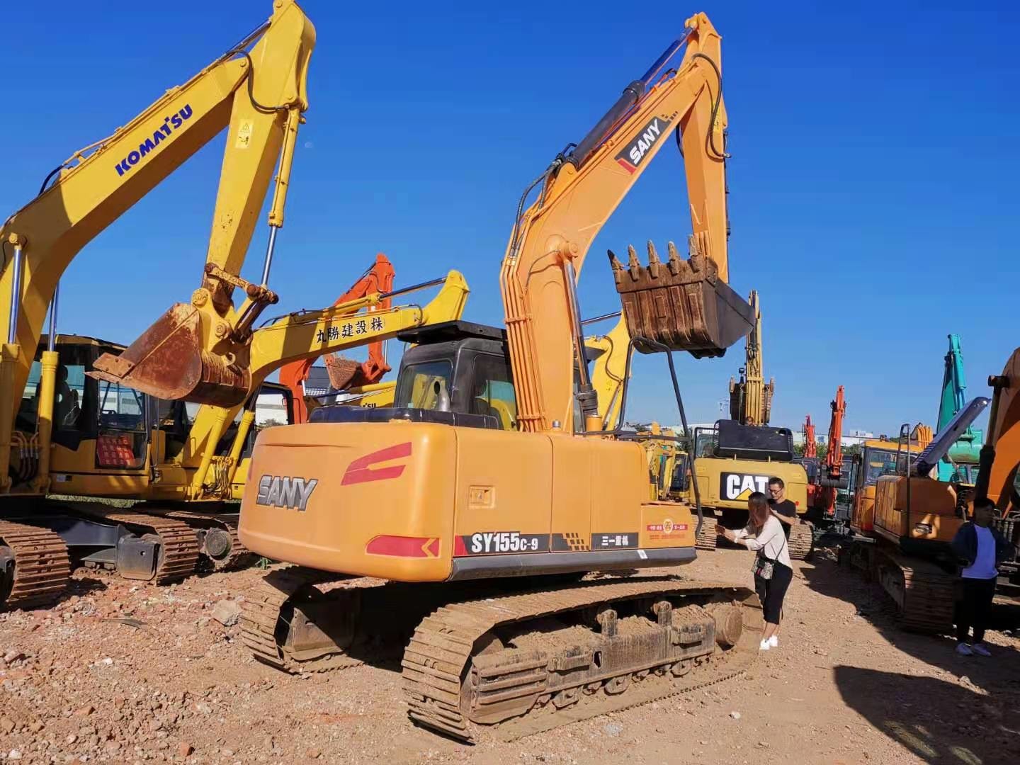 Kubota Engine Wood Grabbing Hammer Sany SY135C Excavator