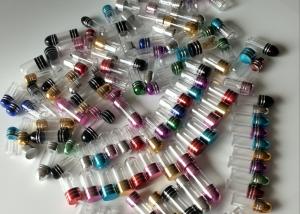 Quality ISO9001 Mini Pill Bottles 3ml Plastic Bottle With Metal Cap wholesale