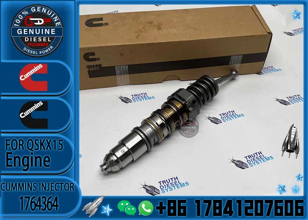 1764364 Genuine Diesel Engine Common Rail QSX15 Fuel Injector 1499257 579251 4903451 579263 4954648