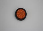 12V/24V 4inch round truck LED rear light, stop/amber combination lamp