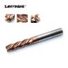 Buy cheap 12mm Long Shank End Mill HRC55-60 4 Flutes CNC Milling Cutter Flat Carbide from wholesalers