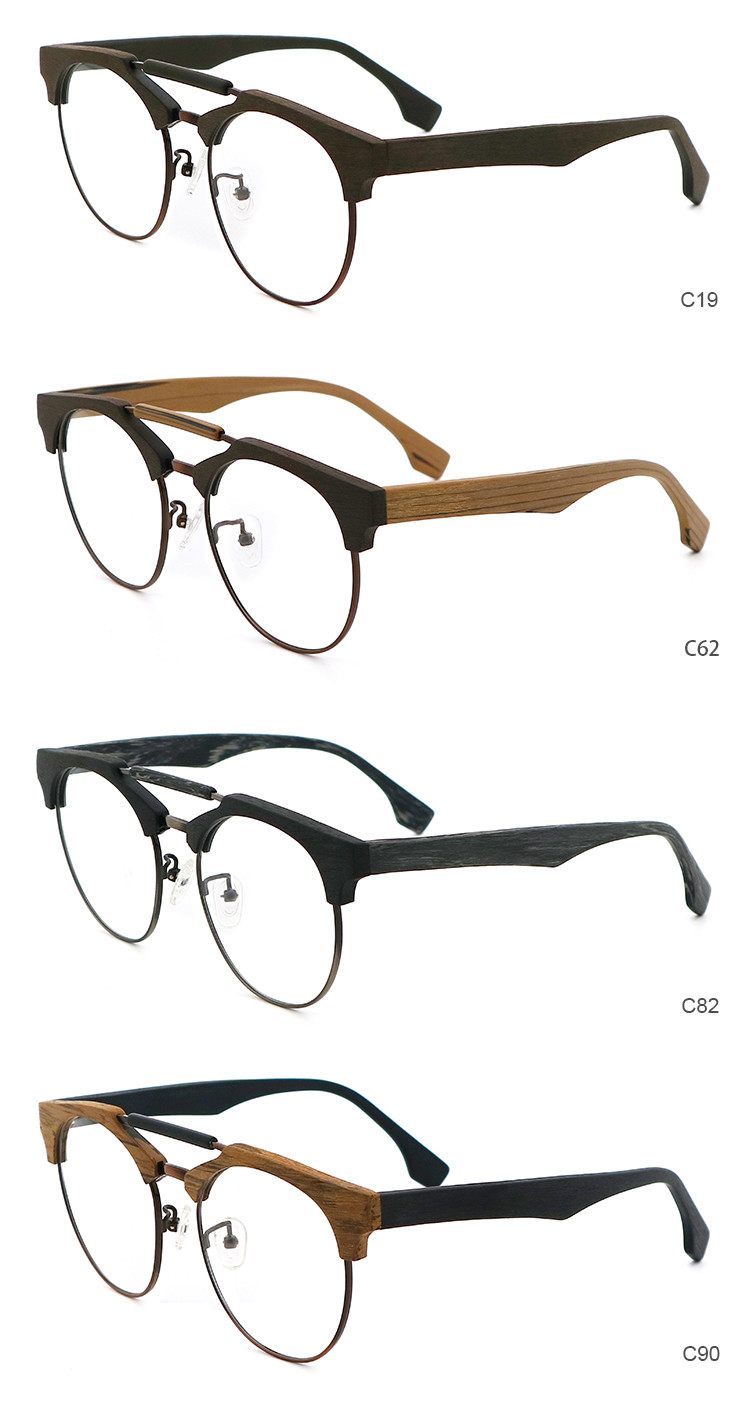 Cheap And Fine Imitation Wood Acetate Optical Glasses Frame MR 0366