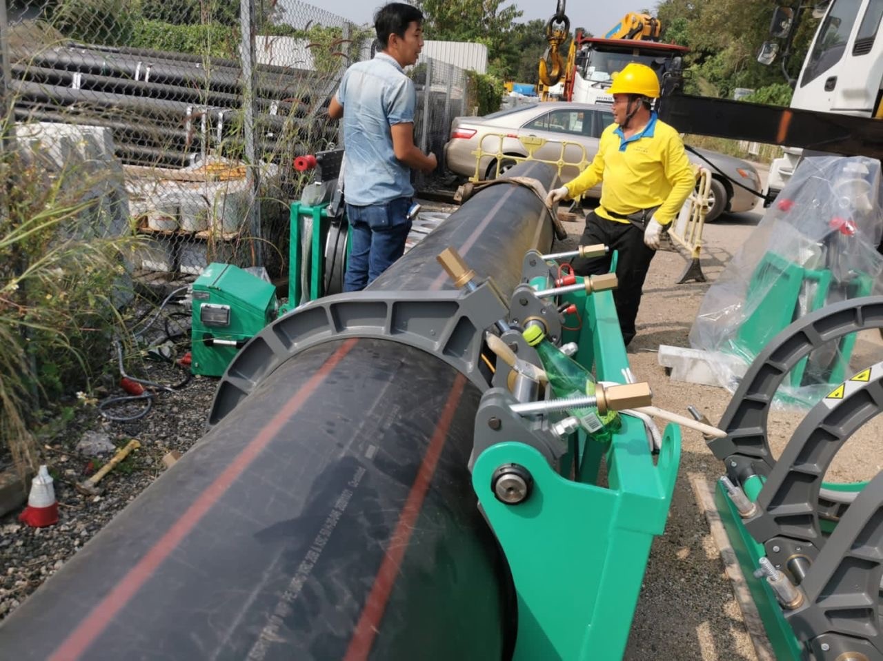 HDPE PPR Plastic Pipe Fusion Welding Machine For Agricultural