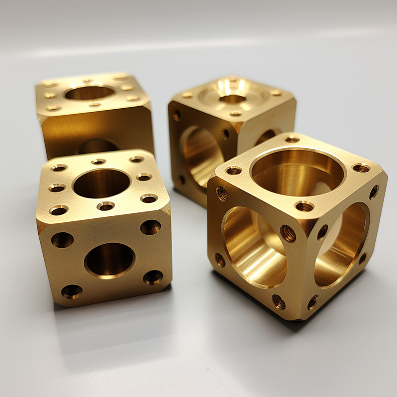 CNC Lathe Machining Service Milled CNC Brass Parts High Precise CNC Milling Part