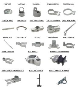 Quality Plastic Coating Chain Link Fence Hardware Metal Fence Accessories wholesale