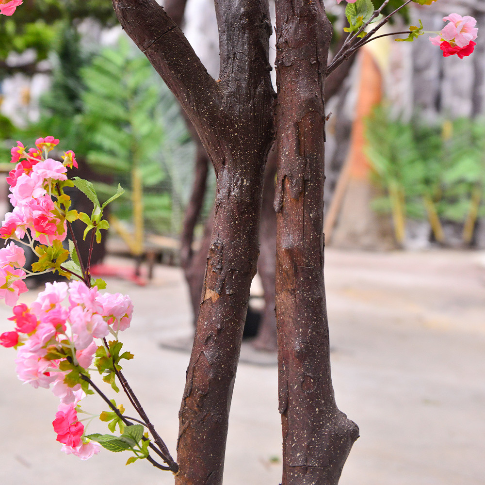 250cm Plastic Artificial Cherry Blossom Tree Decoration Plant For Reception Center