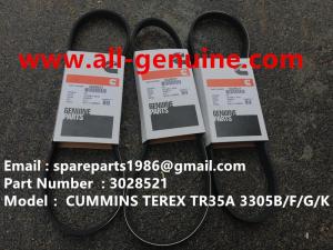 Quality TEREX CUMMINS 3028521 BELT NHL RIGID DUMP TRUCK TR35 TR50 TR60 TR100 3305B 3305F 3303 3307 TR45 TR70 MT4400 wholesale