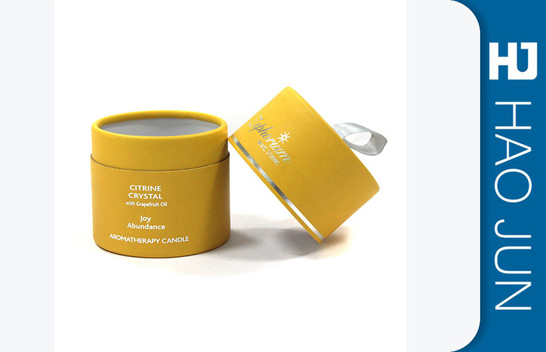 Custom Logo Luxury Color Printing Cardboard Paper Candle Packaging Boxes With Lid