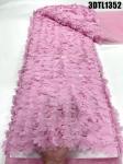 Supoo Luxurious 3D Flowers Lace Embroidery Fabric for Ghana/Senegal Dress Water